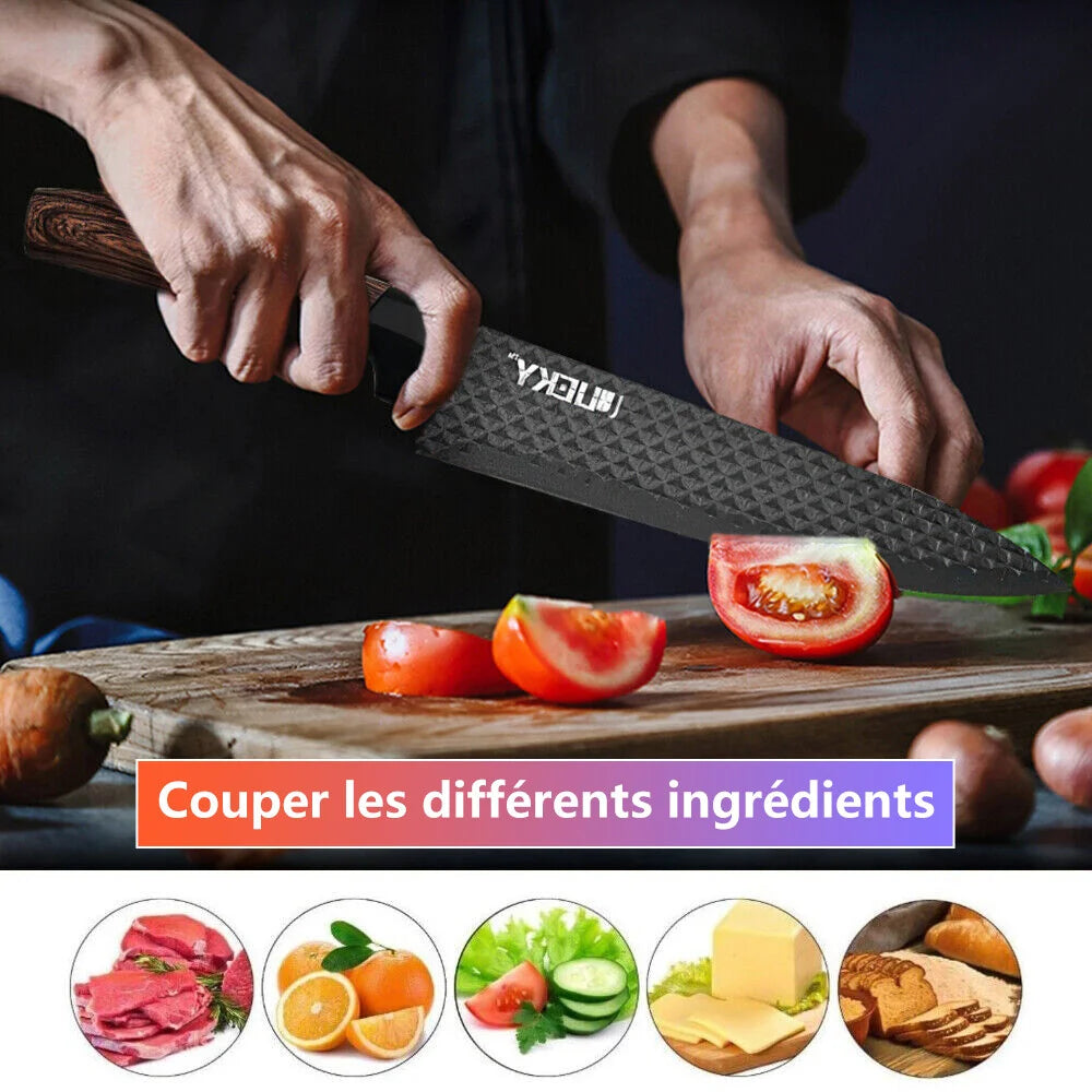 Handmade Forged High Carbon Stainless Steel Chef Knife Wooden Handle