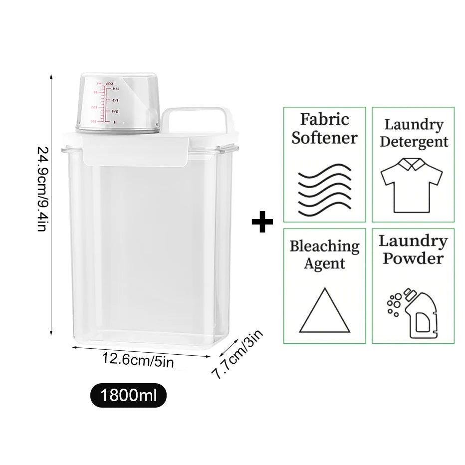 EZHomeEssentials Refillable Laundry Detergent Dispenser