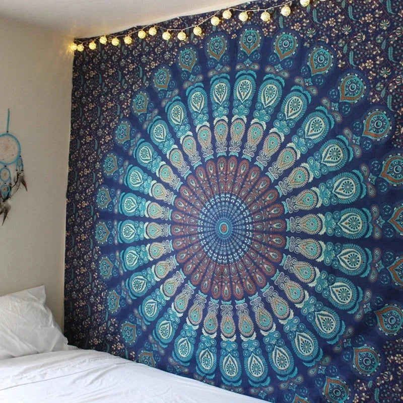 EZHomeEssentials Mandala Tapestry Wall Hanging Bohemian