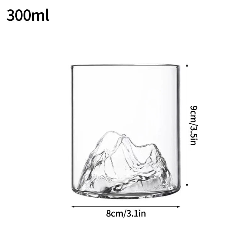 EZHomeEssentials Crystal Glass Aesthetic Cold Coffee Cups