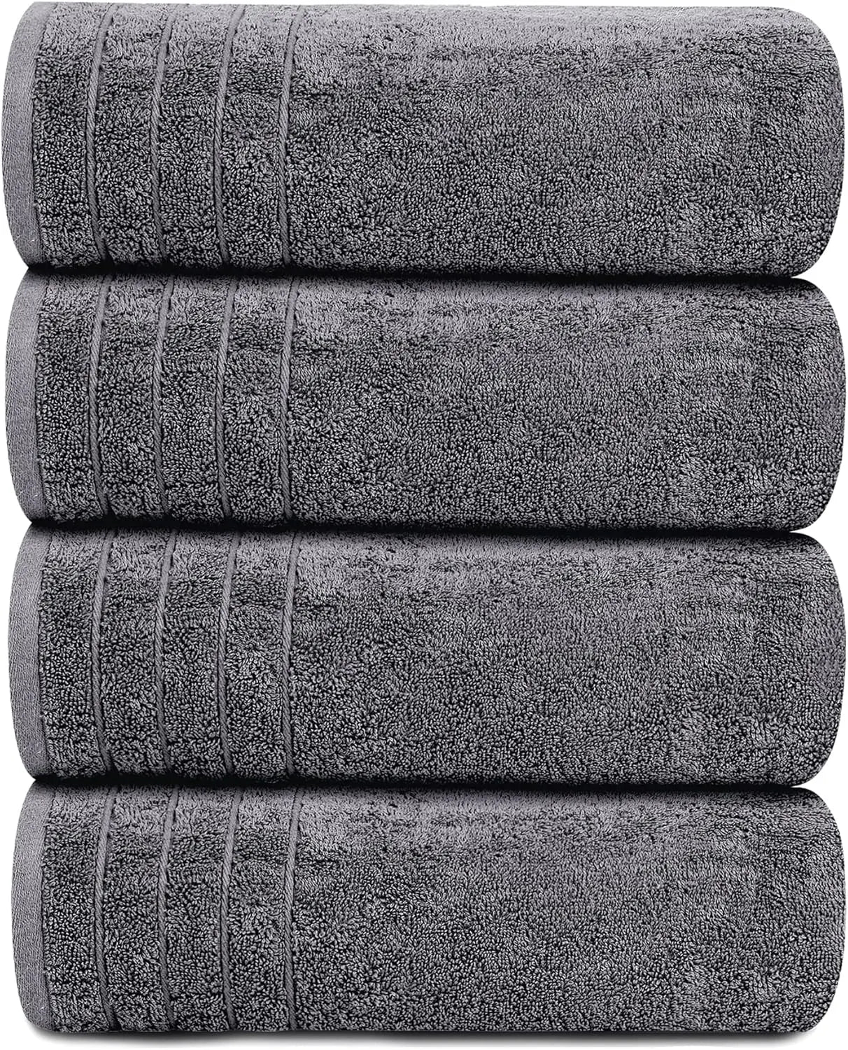 EZHomeEssentials Towels Pack of 4 Cotton Bath Towels