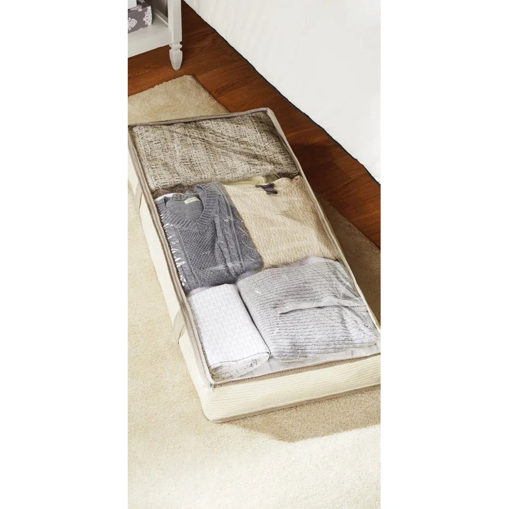 EZHomeEssentials Underbed Storage Organizer Durable Canvas