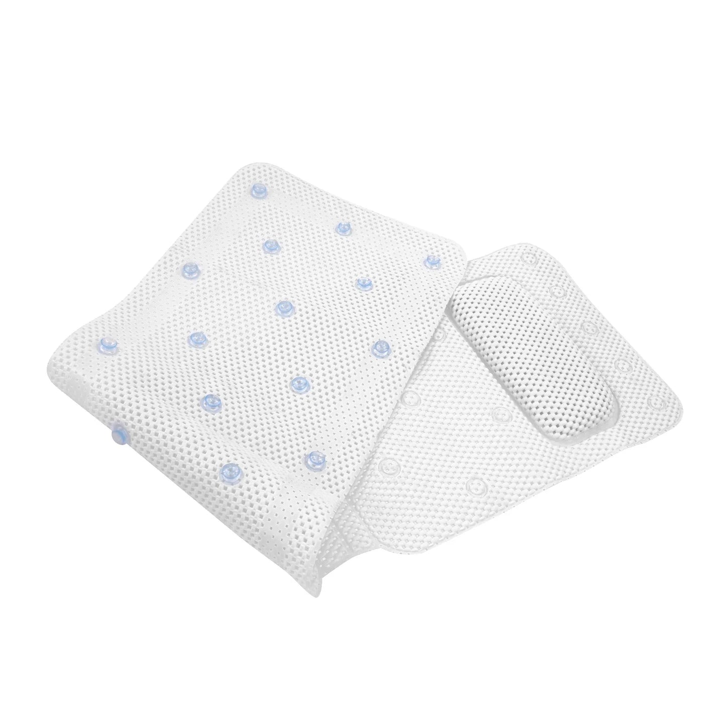 Bathtub Mat With Pillow Foam PVC Bath Cushion For Spa