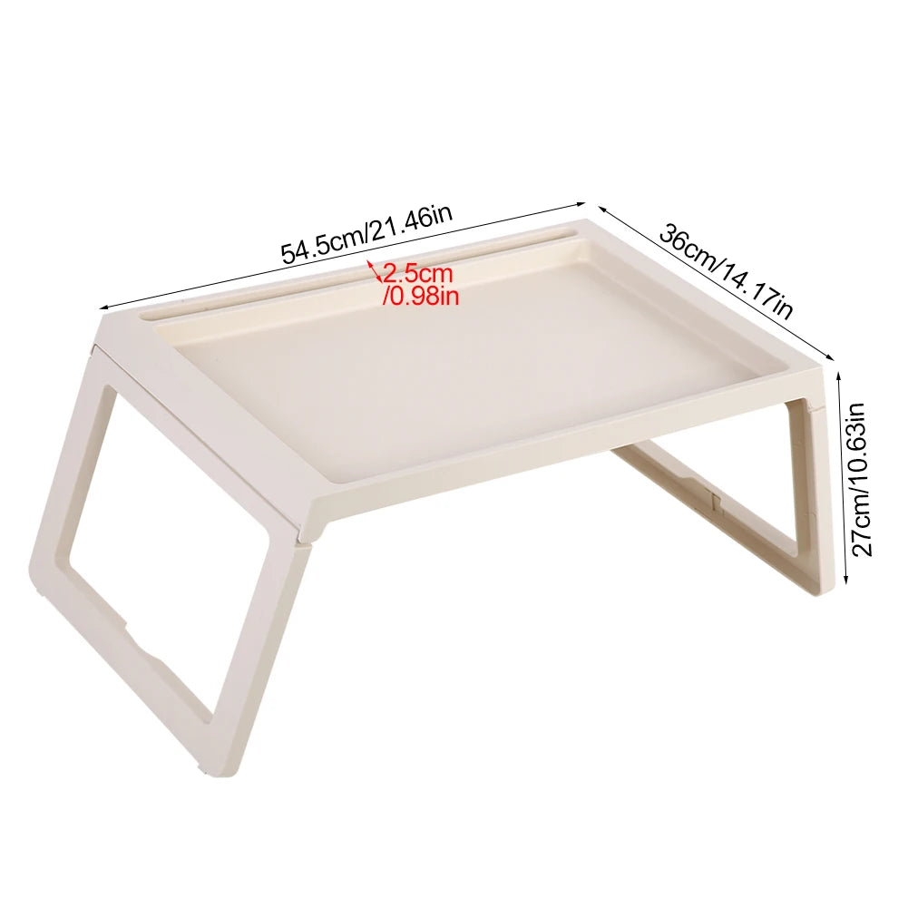 EZHomeEssentials Foldable Desk Breakfast Bed Table Holder