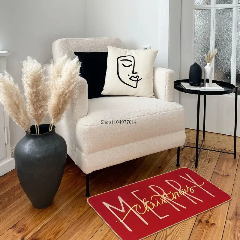 EZHomeEssentials Merry Christmas Doormat Indoor Rug