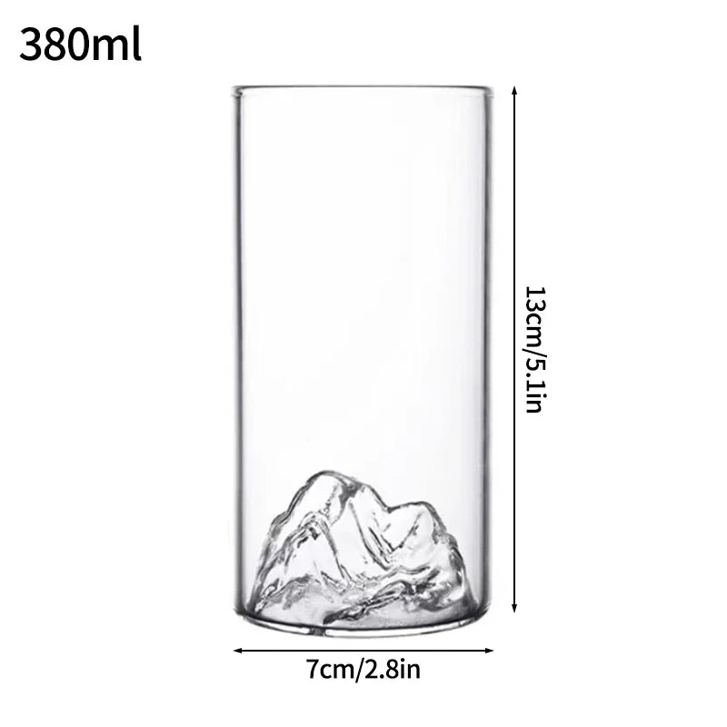 EZHomeEssentials Crystal Glass Aesthetic Cold Coffee Cups