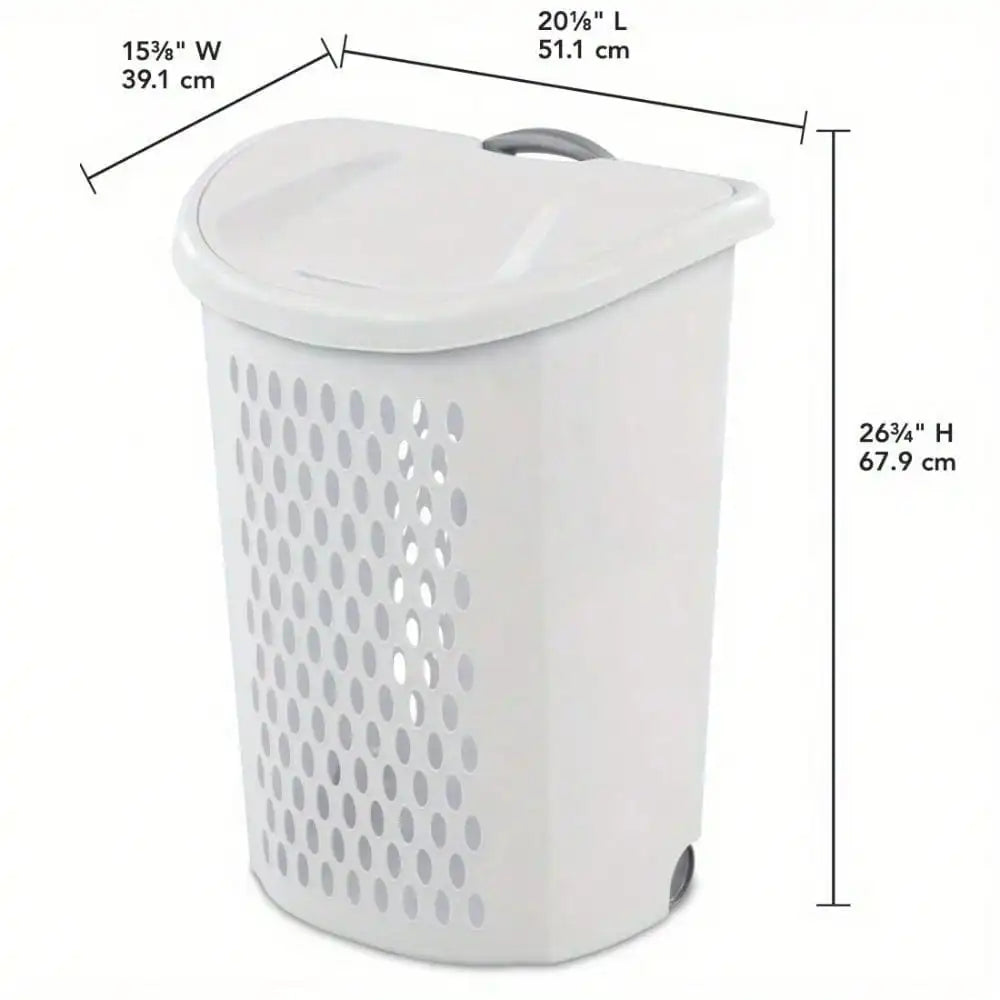 Guangdong Wheeled Laundry Hamper With Flip Top Design