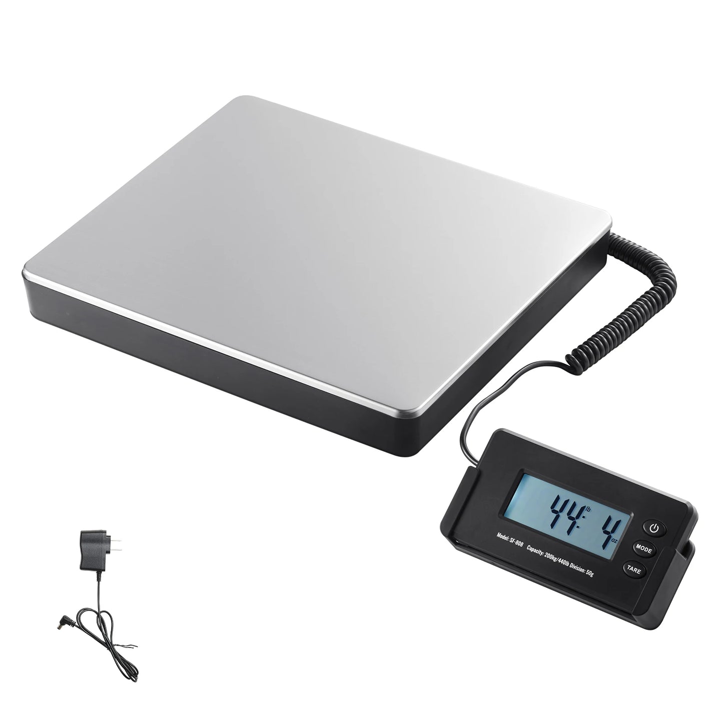 EZHomeEssentials Digital Shipping Scale 440 Lbs With Timer