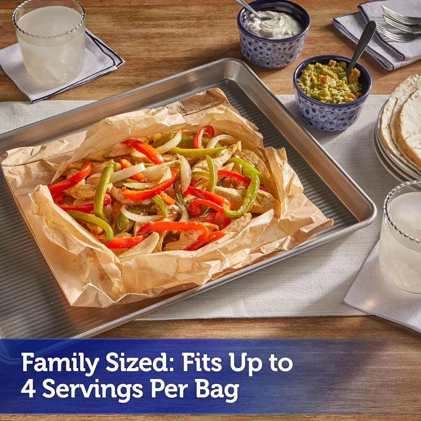 EZHomeEssentials Parchment Bags Nonstick Oven Safe Pro