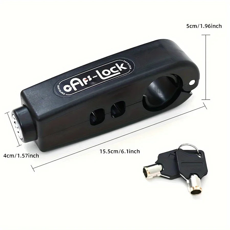 Portable Electric Bicycle Handlebar Lock for Scooters and Motorcycles