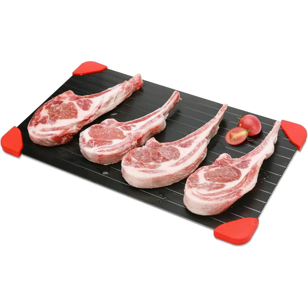 Frozen meat defrosting tray, magic quick natural heating defrosting plate, small size defrosting plate kitchen mat