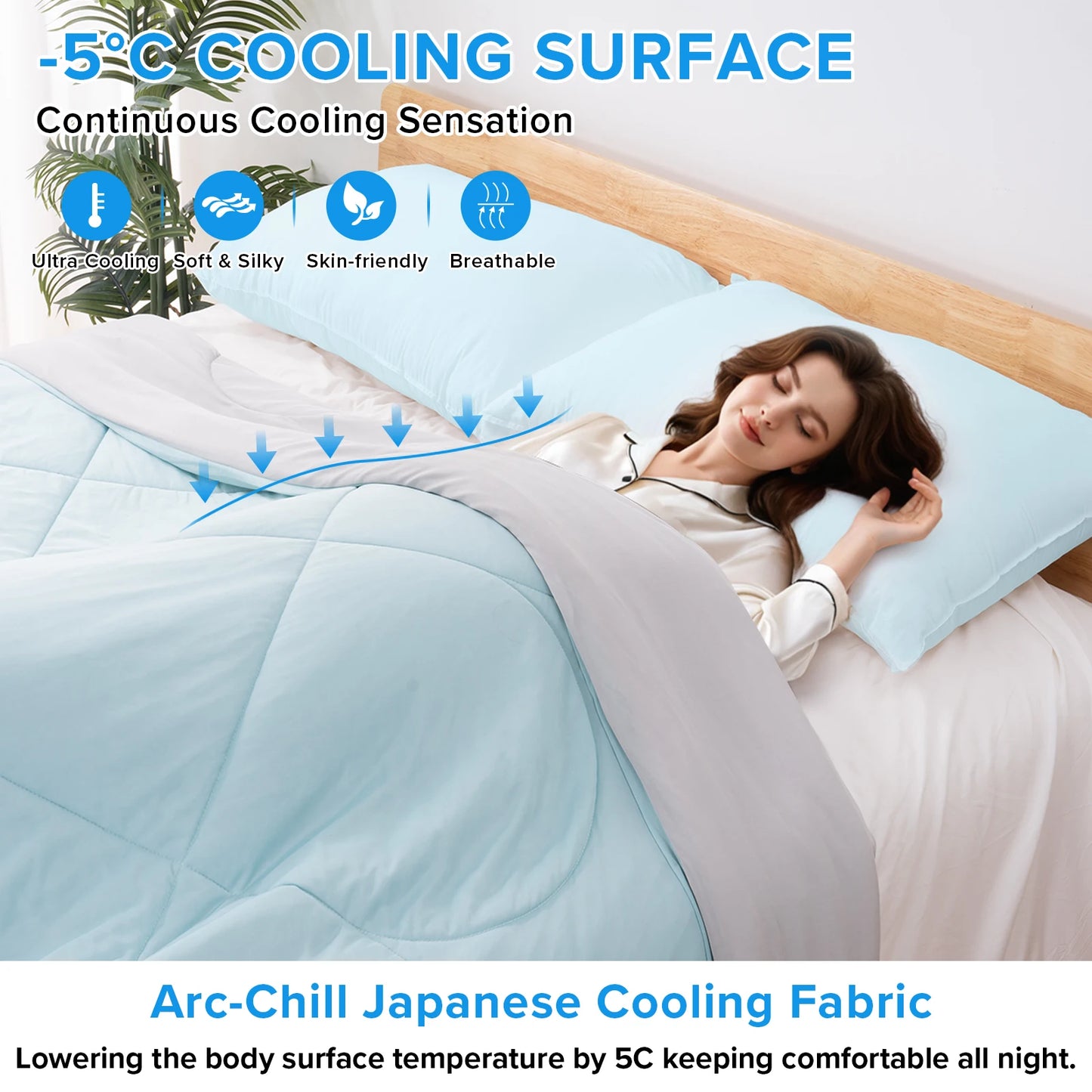 ShandongCraft Of Weaving One Cold Sense Reversible Blanket