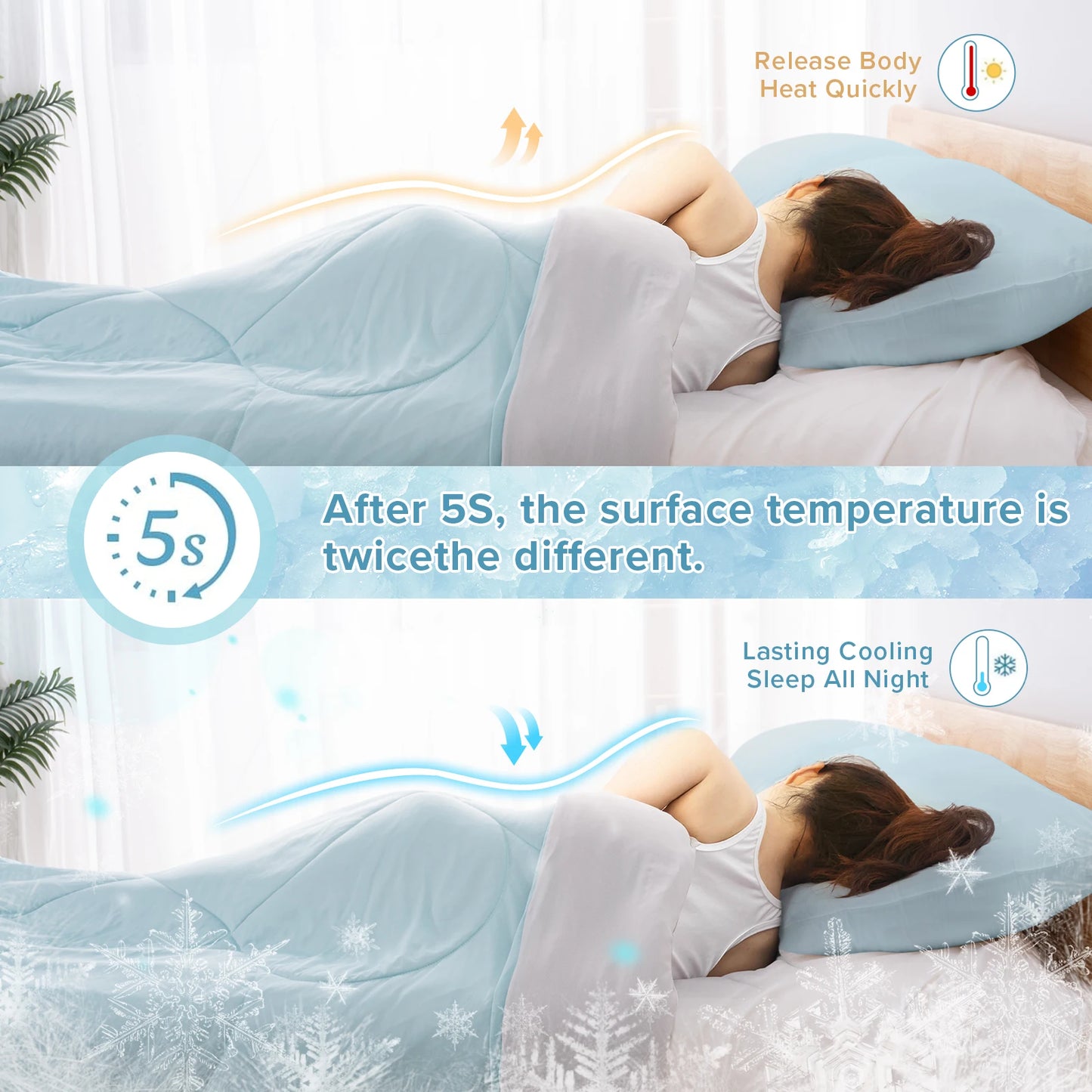 ShandongCraft Of Weaving One Cold Sense Reversible Blanket