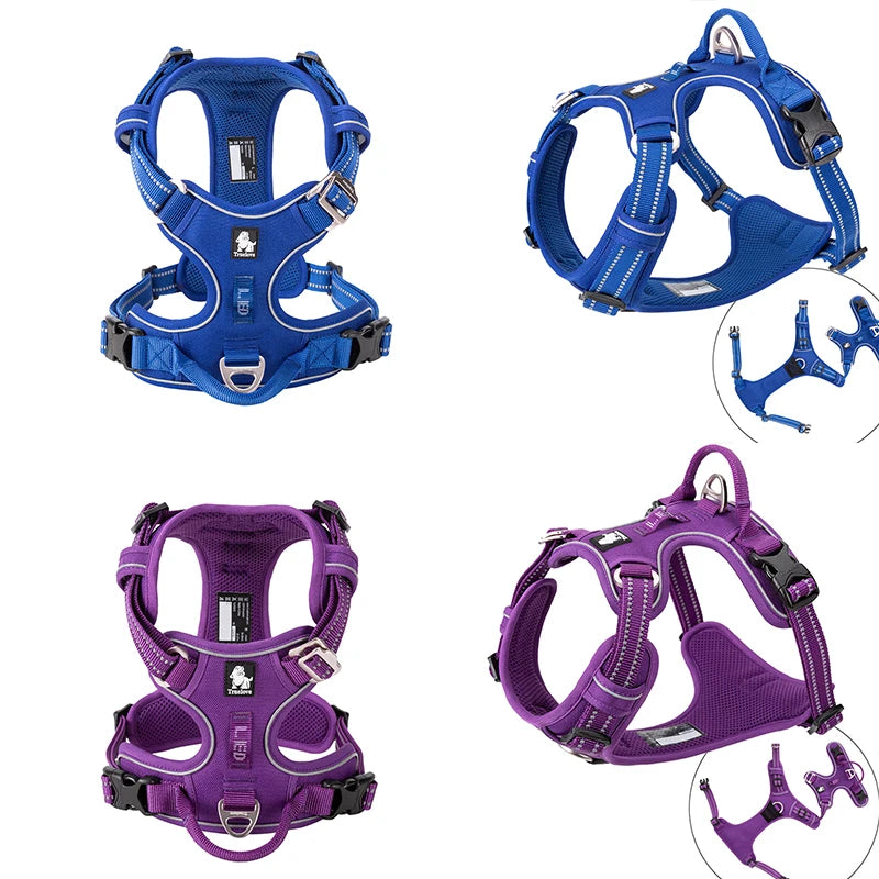 Reflective No Pull Dog Harness Adjustable Vest