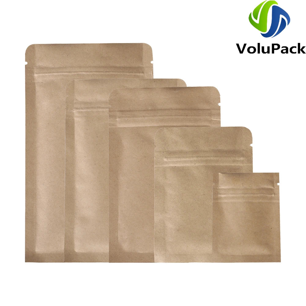 VoluPack Mylar Bags Tear Notch Smell Proof Zip Lock