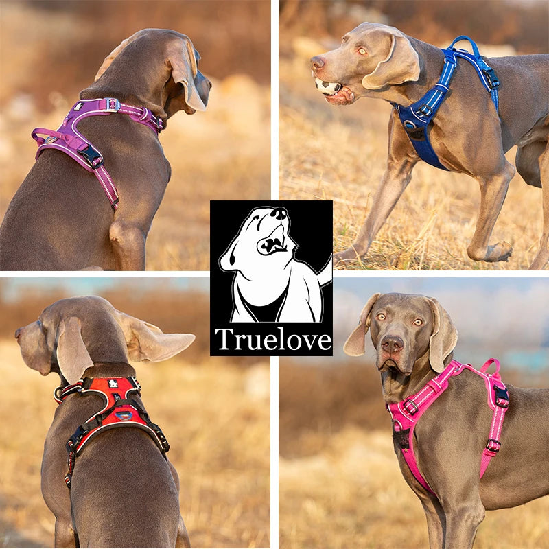 Reflective No Pull Dog Harness Adjustable Vest