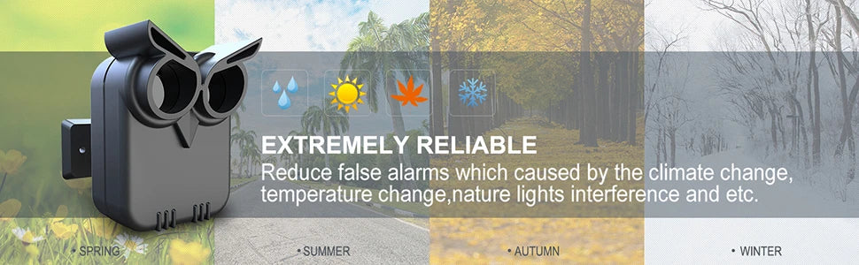 Wireless Driveway Security Alarm Waterproof PIR Motion Detector