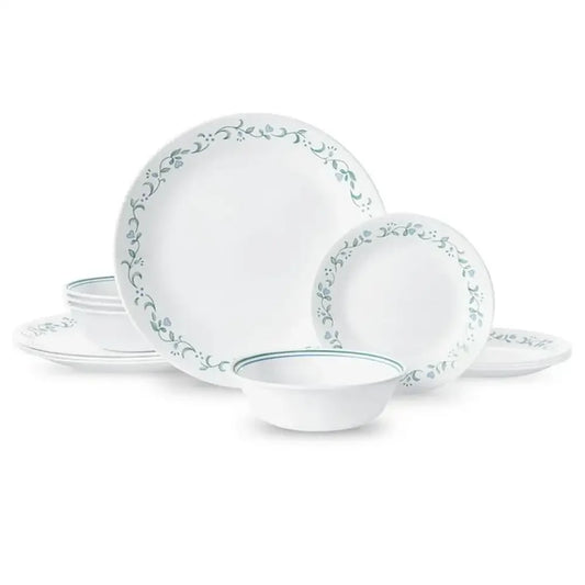 EZHomeEssentials Corelle Dinnerware Set Hearts Pattern