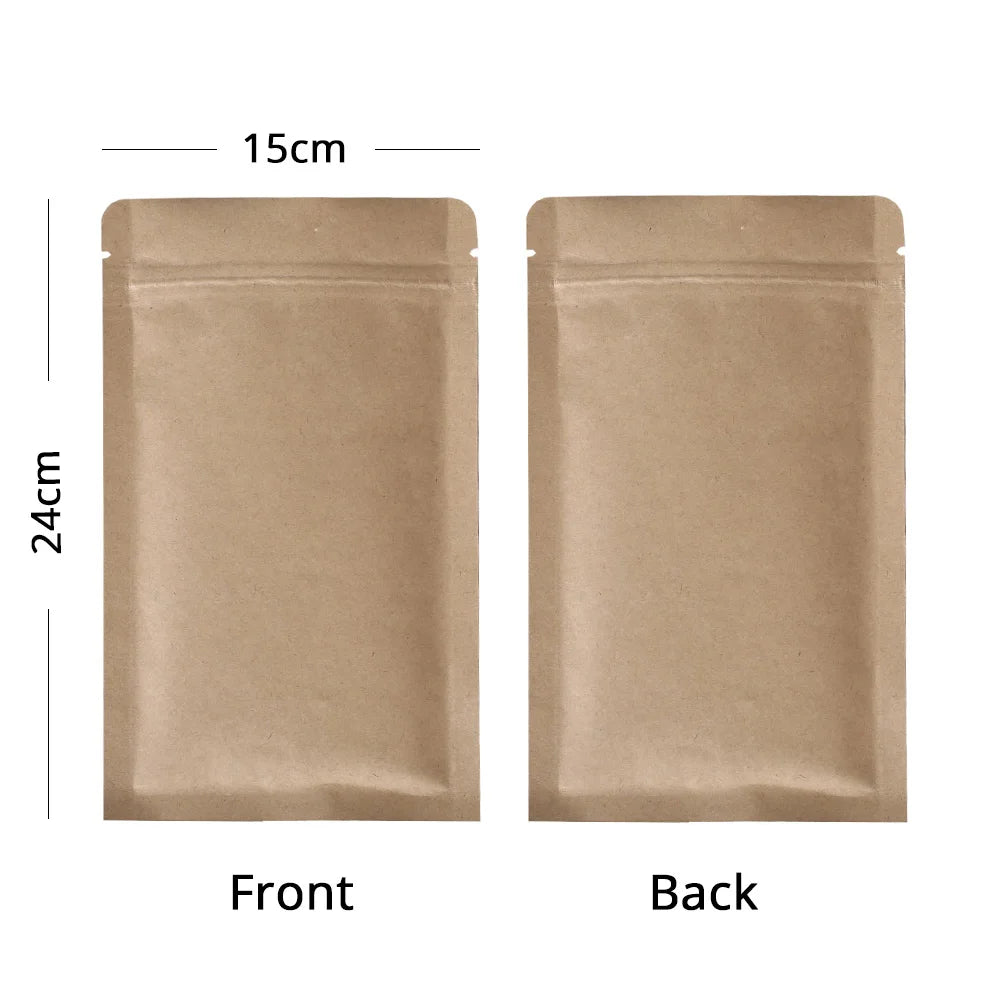 VoluPack Mylar Bags Tear Notch Smell Proof Zip Lock
