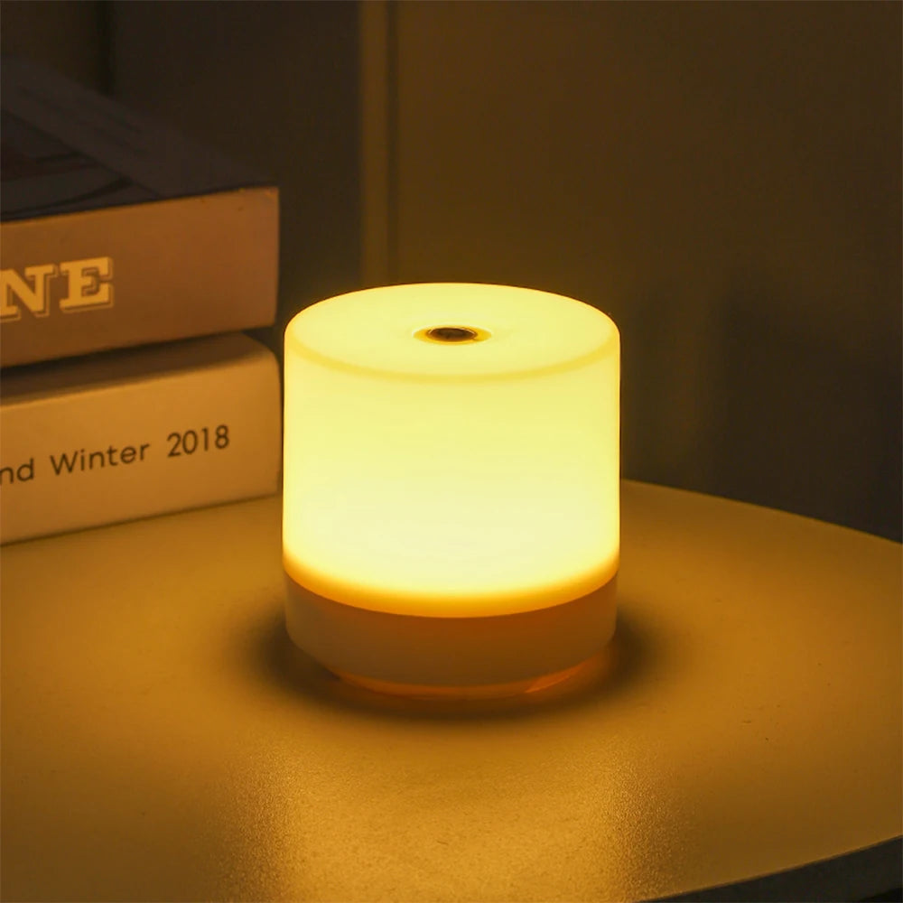 Creative USB Bedside Lamp Touch Dimmer LED Night Light