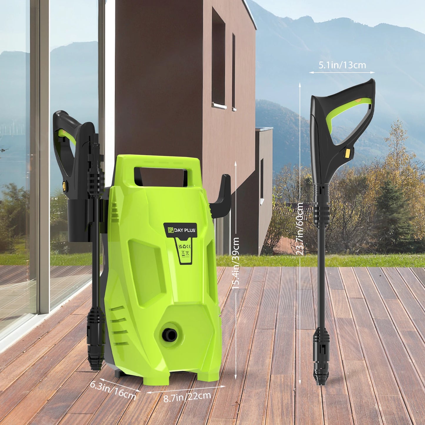 EZHomeEssentials DayPlus Pressure Washer Two Hundred Bar