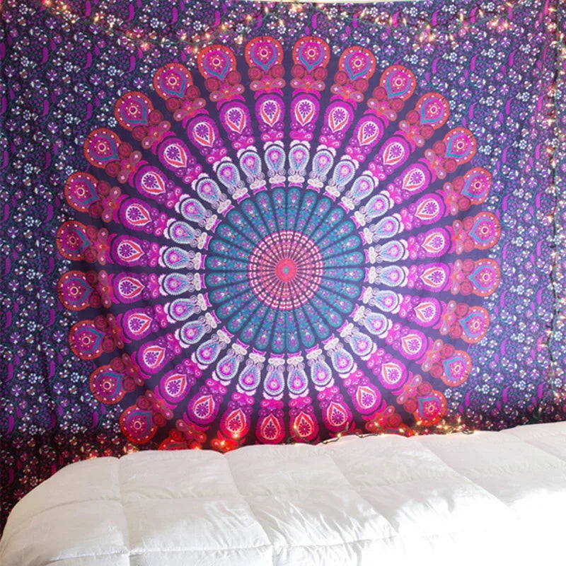 EZHomeEssentials Mandala Tapestry Wall Hanging Bohemian