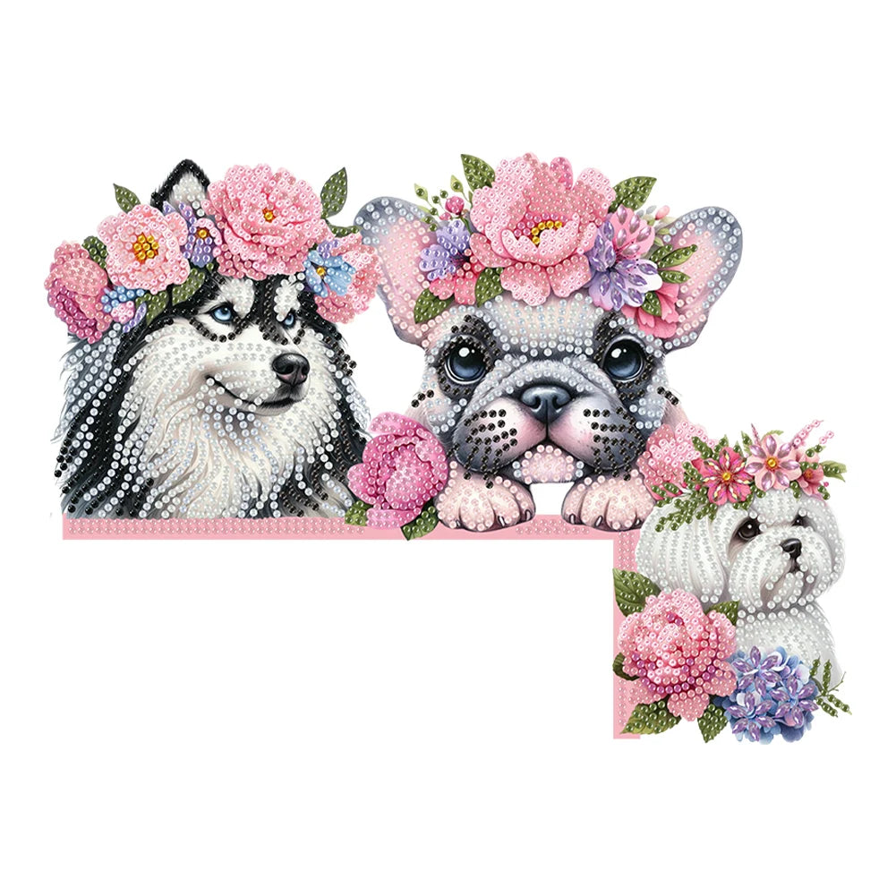 Rhinestone Door Frame Decor Diamond Art Sign