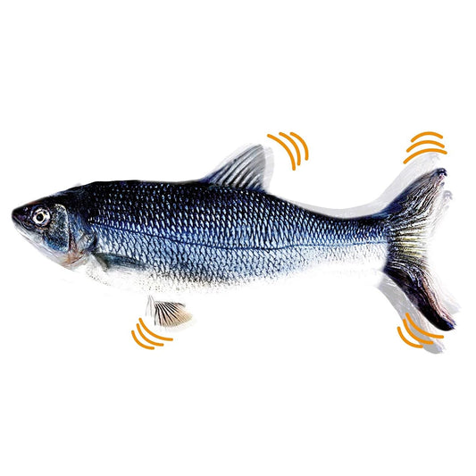 VKTECH Interactive Cat Toy Fish USB Charger Realistic Floppy Fish