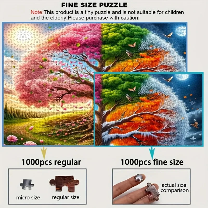 Environmentally Friendly Tree Of Life 1000 Piece Jigsaw Puzzle For Adults