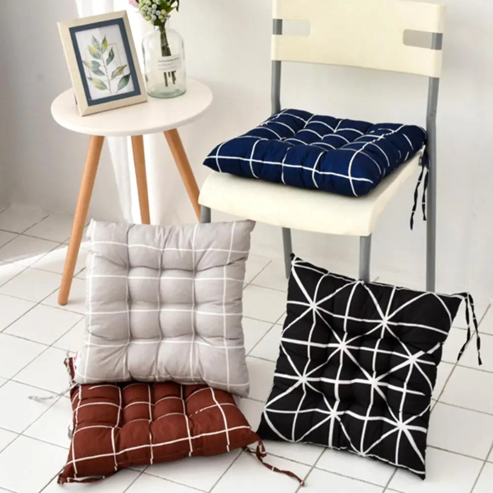 EZHomeEssentials Chair Cushion Striped Sofa Pad Non Slip