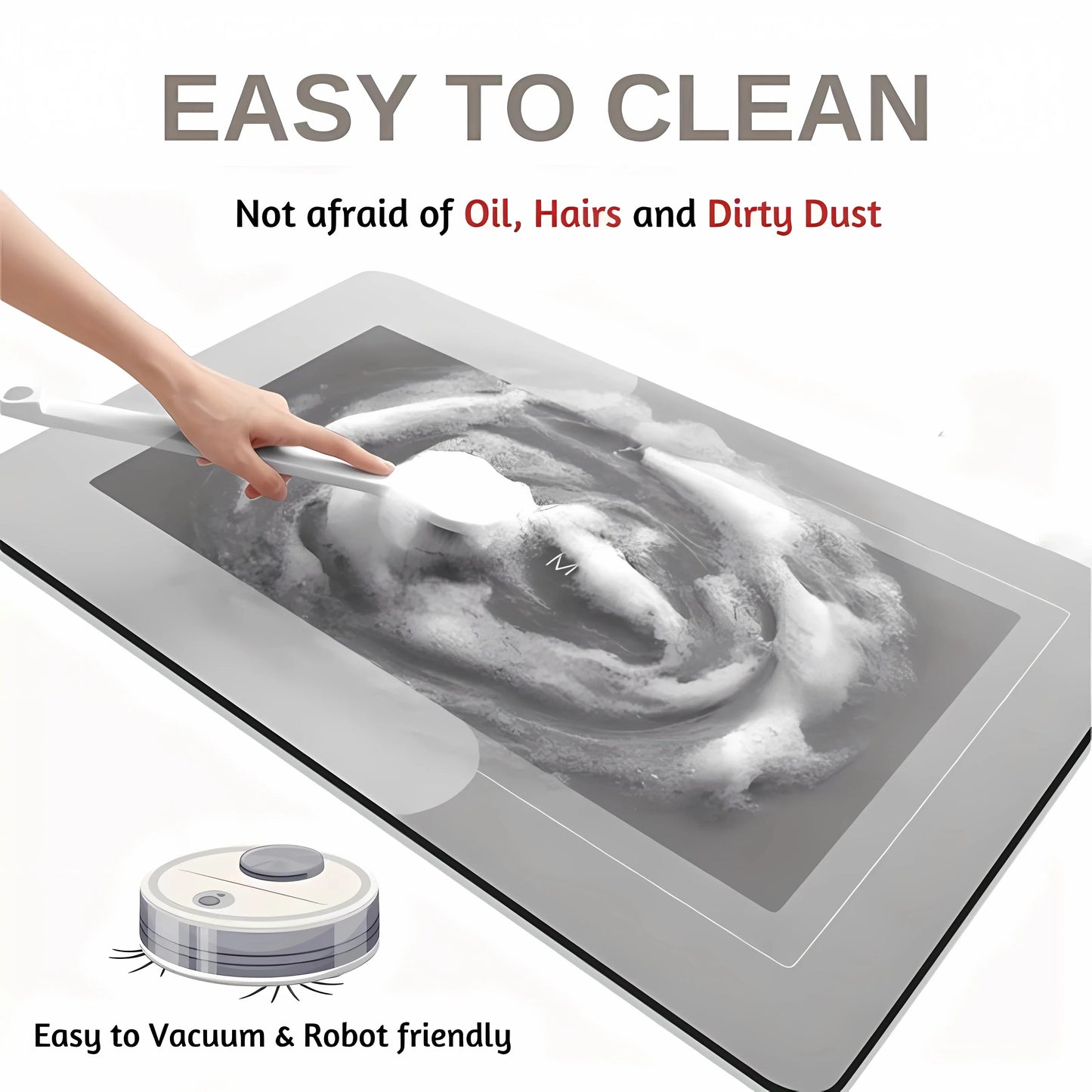 EZHomeEssentials Dirt Resistant Kitchen Floor Mat Non Slip