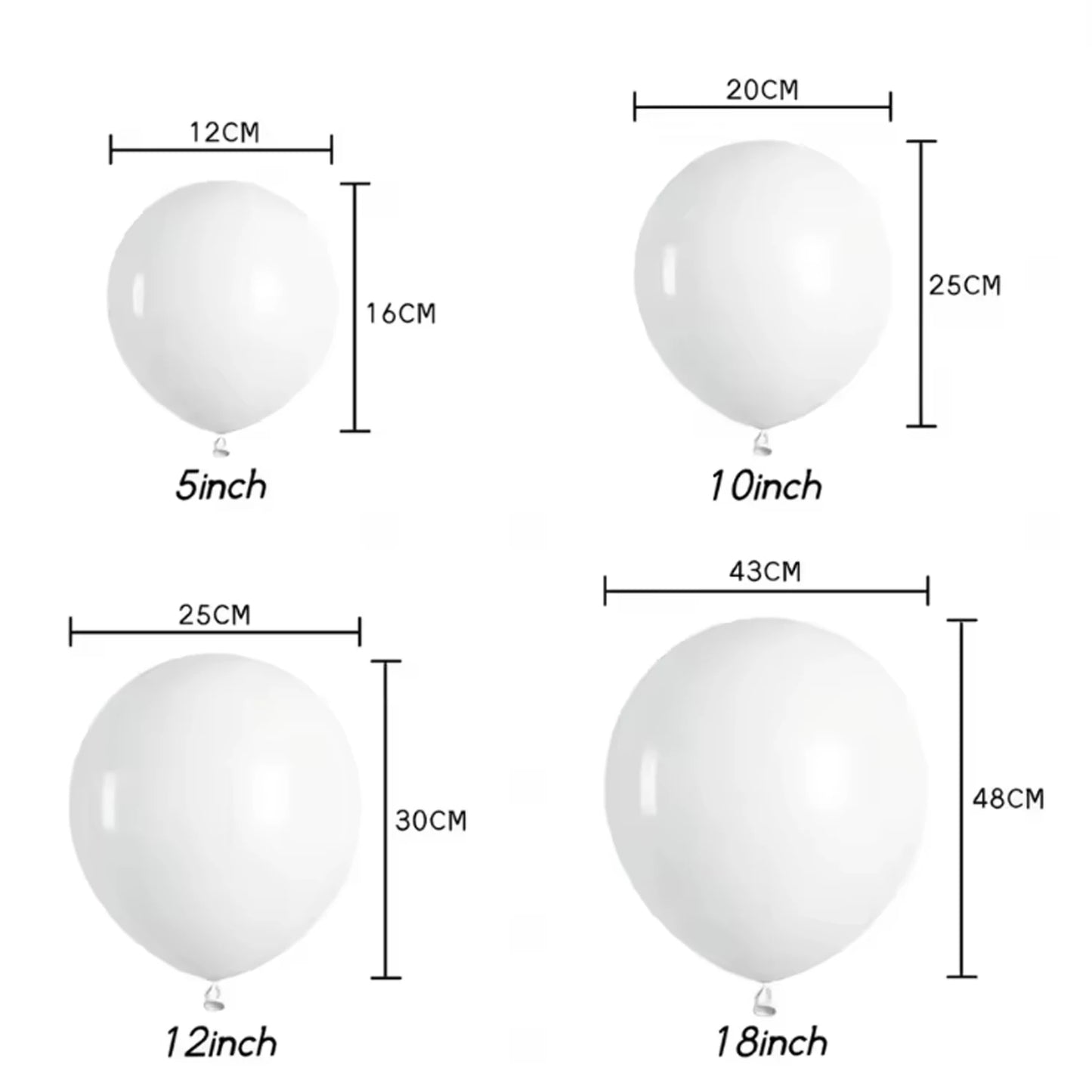 Choice 90 Piece Balloons Arch Kit for Wedding and Party