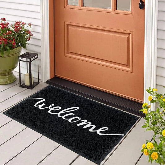 EZHomeEssentials PVC Door Mat Love Home Front Outdoor Decor