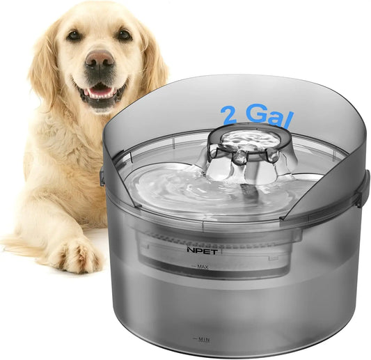 Hign Concerned Automatic Dog Water Fountain Splash Guard