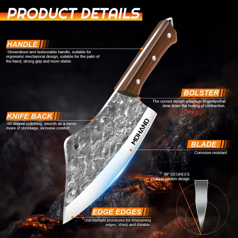 14-Piece Japanese Chef Knife Set High Carbon Steel