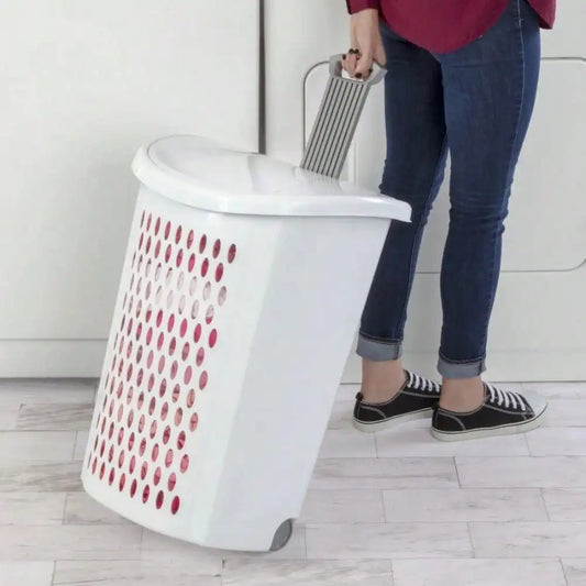 Guangdong Wheeled Laundry Hamper With Flip Top Design