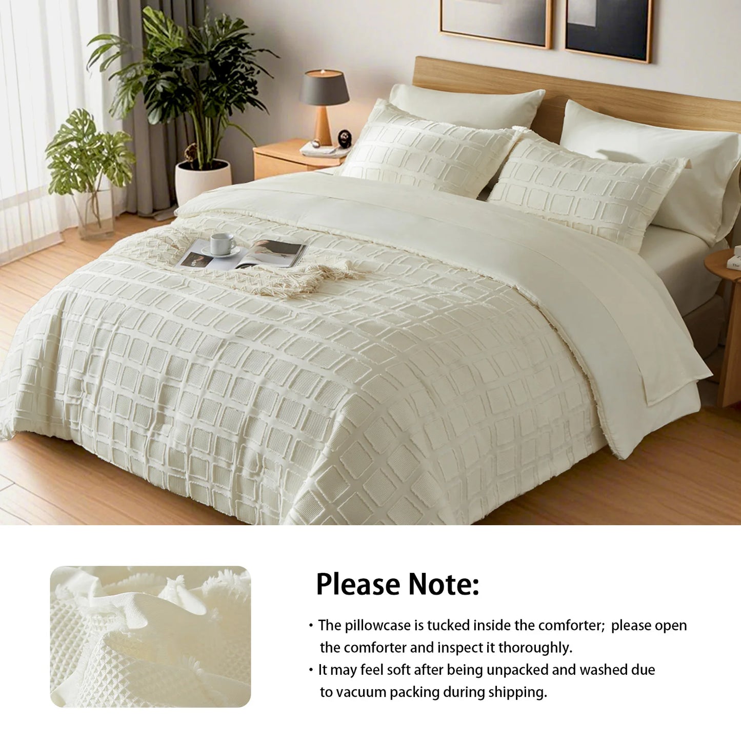 FIBERHignconcerned Comforter Set Microfiber Bedding