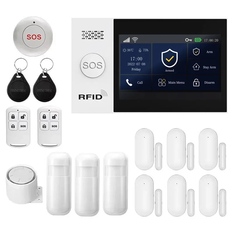 PGST WiFi Smart Life Home Alarm Kit With Motion Sensor