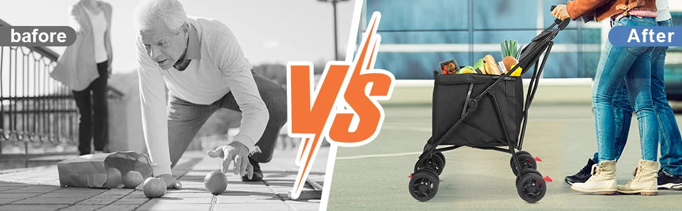 Foldable Cart Trolley For Market And Picnics