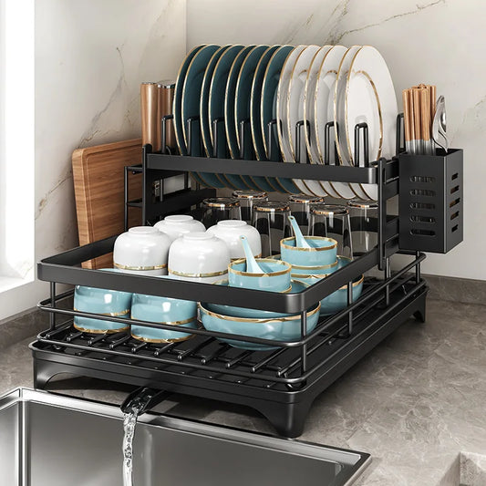Choice Stainless Steel Dish Drying Rack Over Sink Drainboard