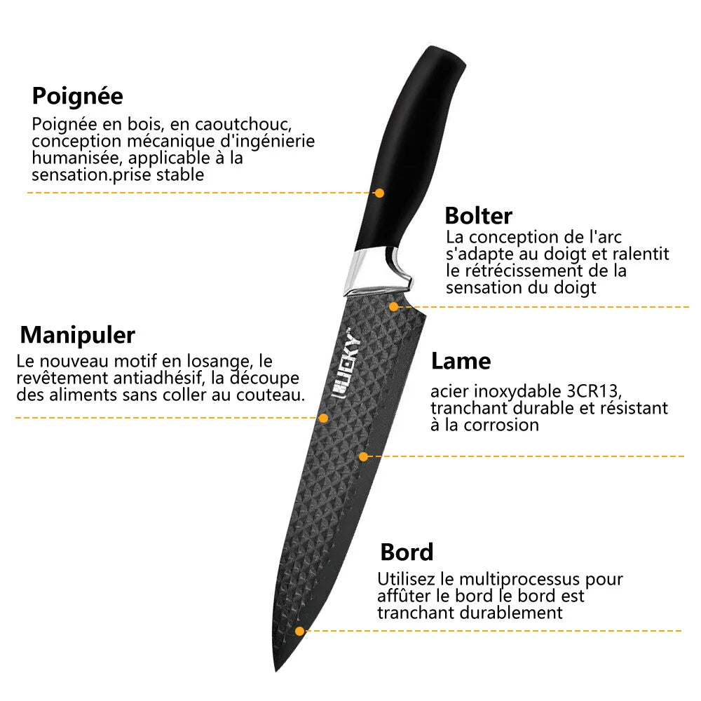 Handmade Forged High Carbon Stainless Steel Chef Knife Wooden Handle