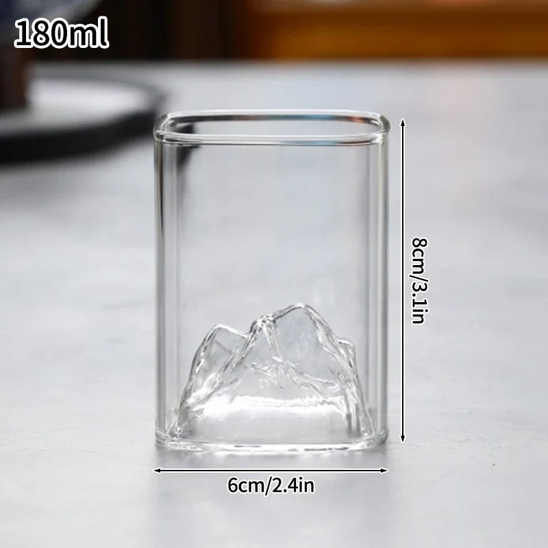 EZHomeEssentials Crystal Glass Aesthetic Cold Coffee Cups