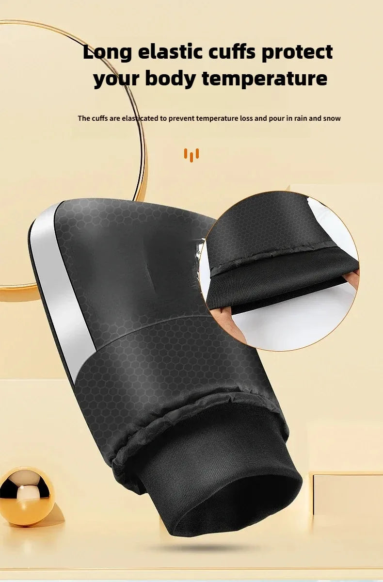 Winter Thermal Waterproof Motorcycle Handlebar Muffs