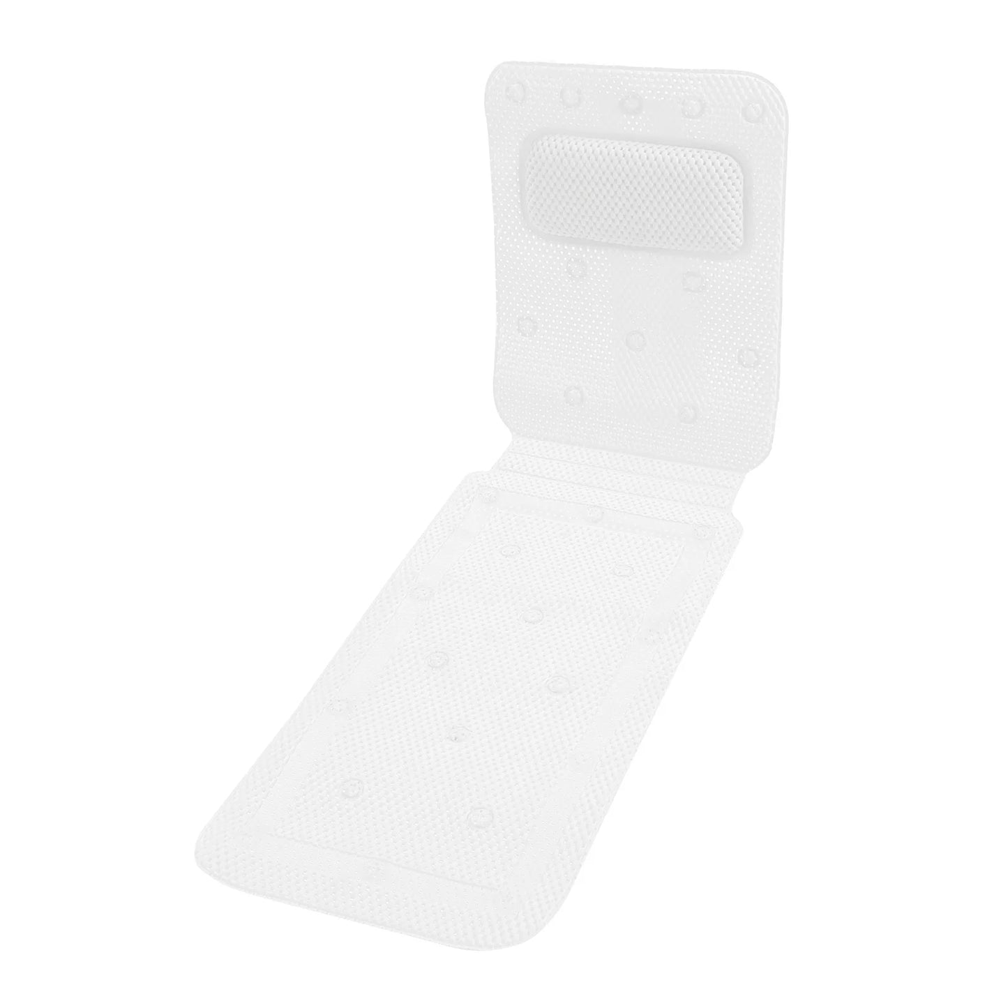 Bathtub Mat With Pillow Foam PVC Bath Cushion For Spa