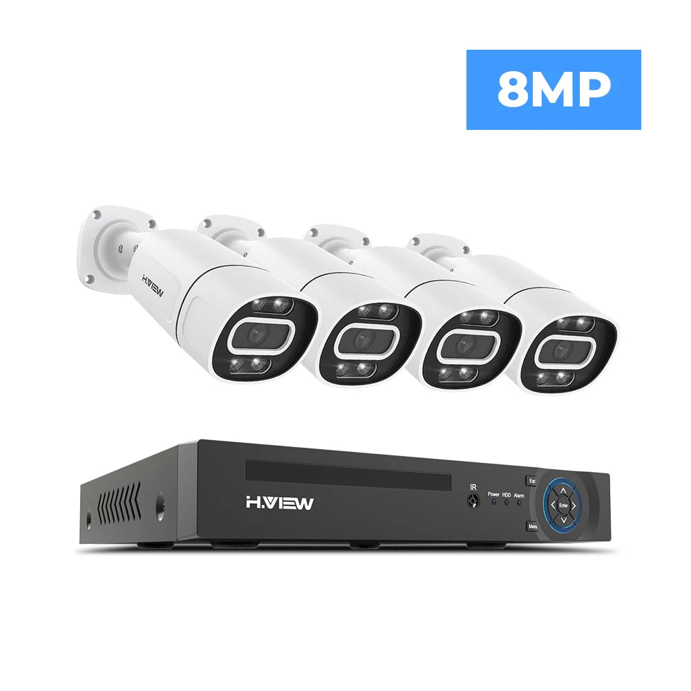 4K 5MP 8MP Camera System 8-Channel NVR