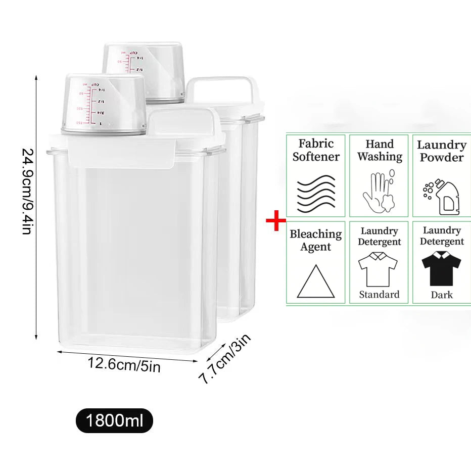 EZHomeEssentials Refillable Laundry Detergent Dispenser