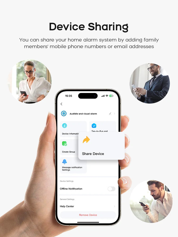 PGST WiFi Smart Life Home Alarm Kit With Motion Sensor