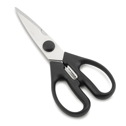 ARCOS 8-Inch Detachable Black Kitchen Scissors in Nitrum Stainless Steel kitchen scissors