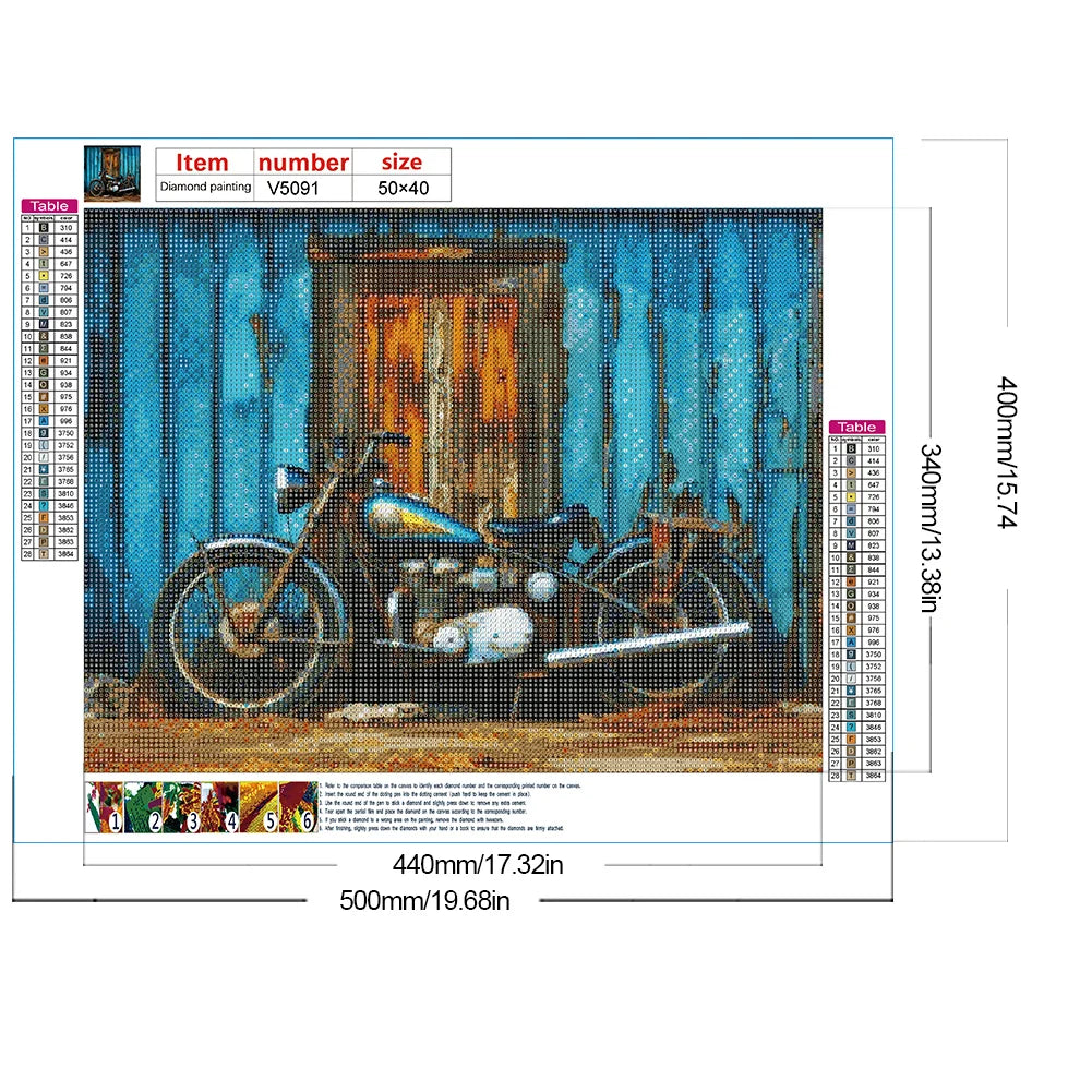 Alloet Diamond Painting Kit For Home Decor Car Craft