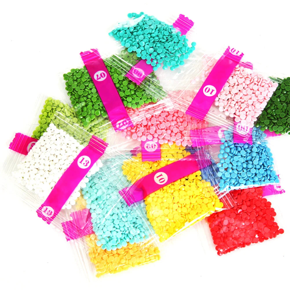 Frame 5D UltraDetailedDoItYourself FullRound DiamondPaintingEnsemble ChristmasSnowDay DeluxeKit